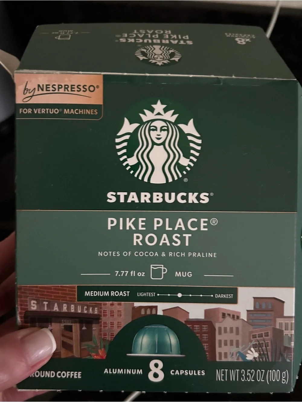 Nespresso Starbucks pike place roast